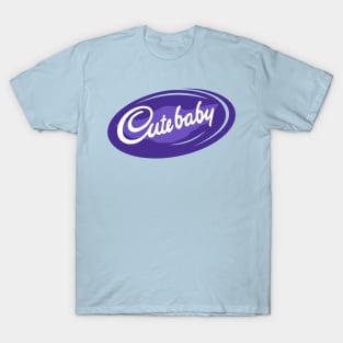 Cute Baby Sci-fi Cute Alien Chocolate Logo Parody T-Shirt